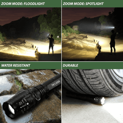 EcoGear FX TK120X LED Flashlight Kit Jupiter Gear Home