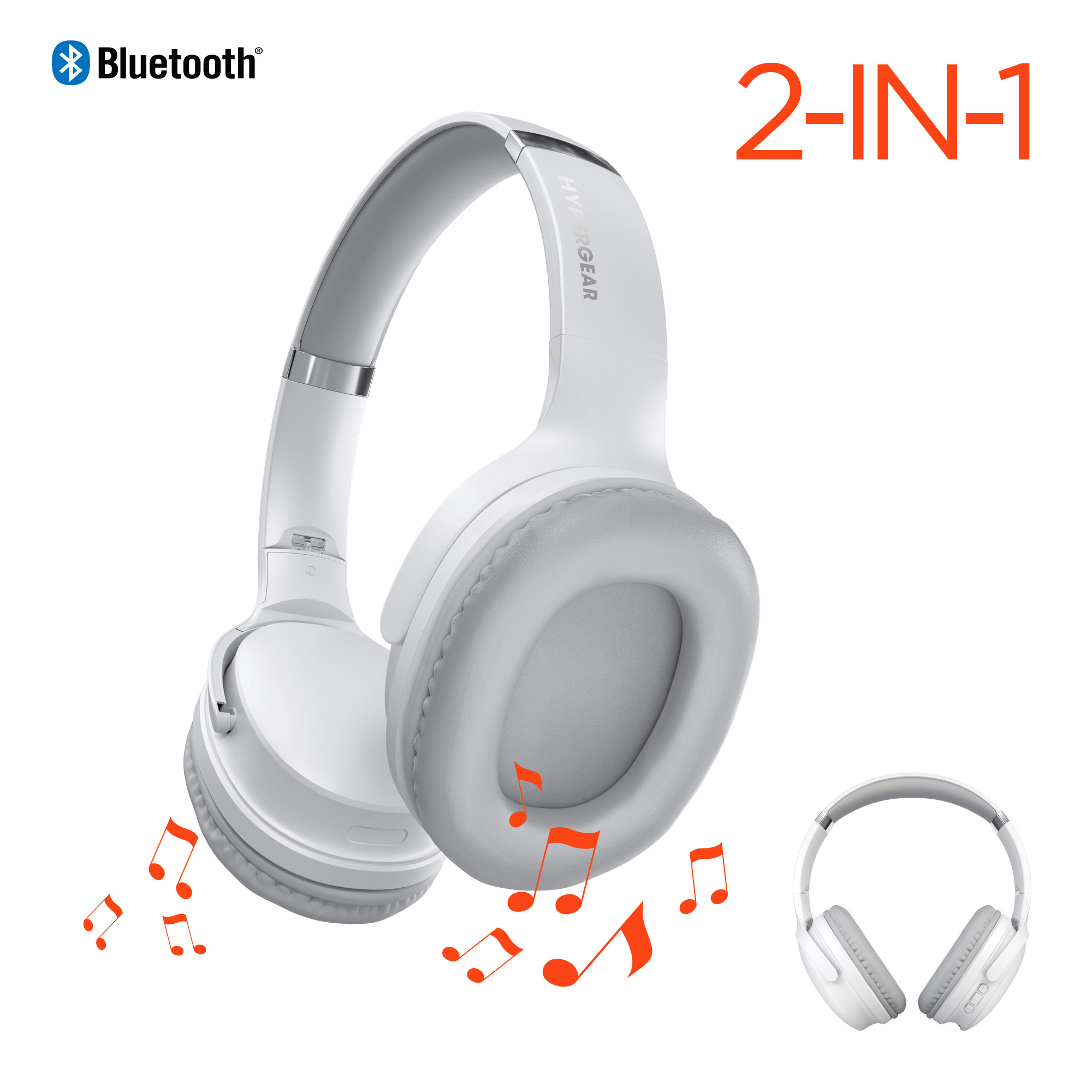 HyperGear Flip 2-in-1 Headphones Plus Speaker Jupiter Gear Home