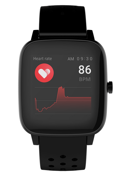 Supersonic Smartwatch with Dynamic Heart Rate, Temperature, Blood Oxygen, and Blood Pressure Monitor Jupiter Gear Home