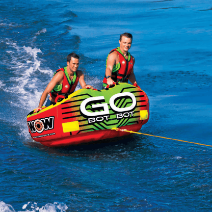 WOW Watersports Go Bot Towable Water Tube for 1 to 2 Riders Jupiter Gear Home