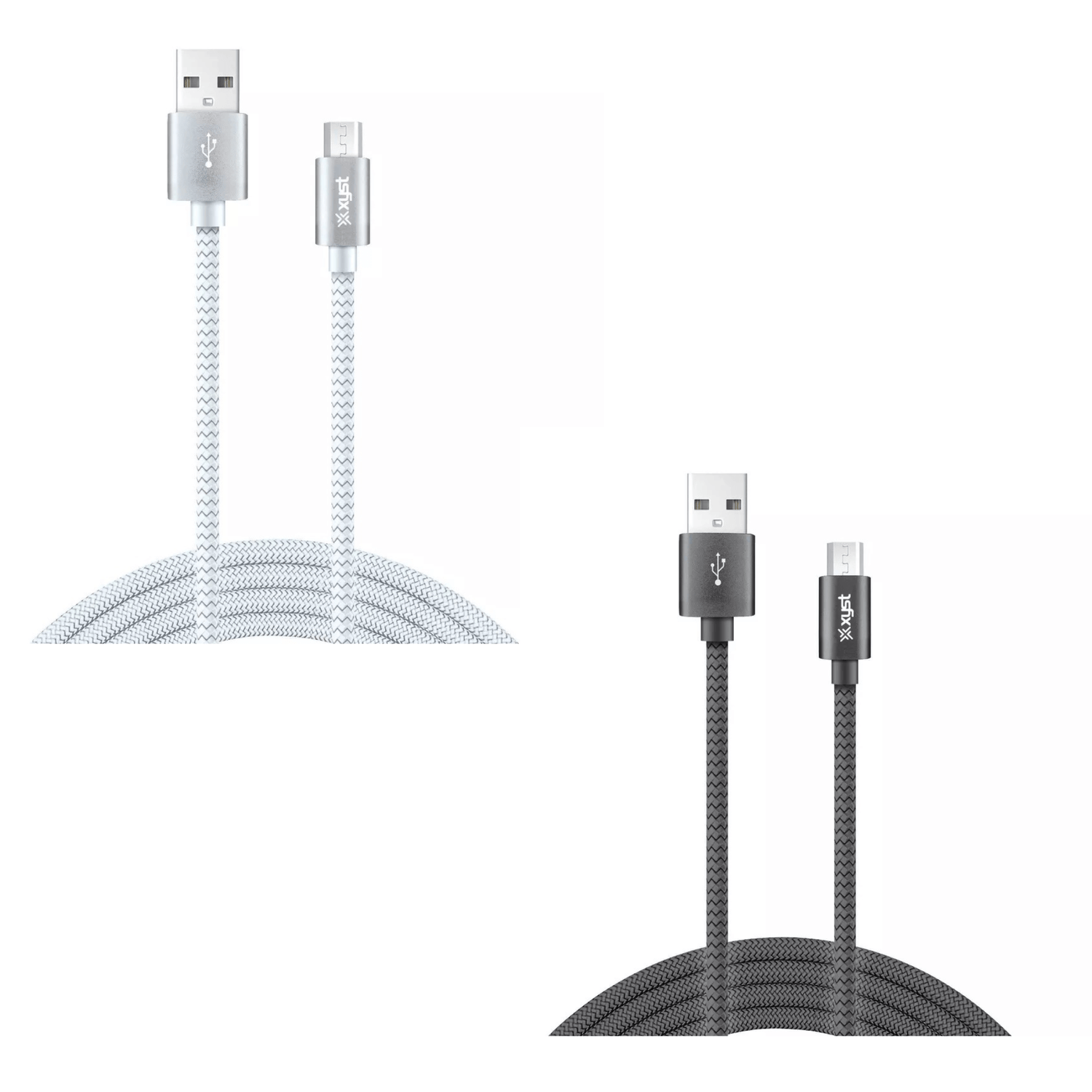 Xyst Charge and Sync USB to Micro USB Braided Cable 10Ft Jupiter Gear Home