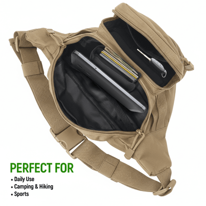XGear Tactical Hunting Fanny Pack with USA Flag Patch Jupiter Gear Home