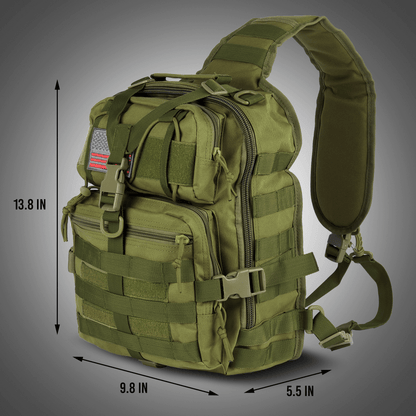 XGear Tactical 14L Range Sling Bag Backpack with Adjustable Strap Jupiter Gear Home