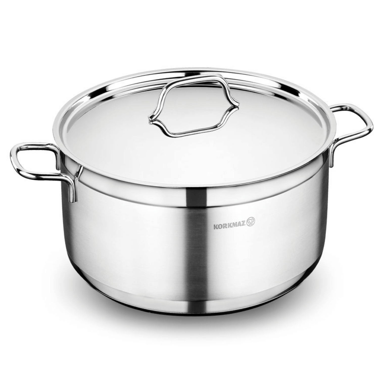 Korkmaz Alfa 6.8L Stainless Steel Casserole Dish with Lid Jupiter Gear Home