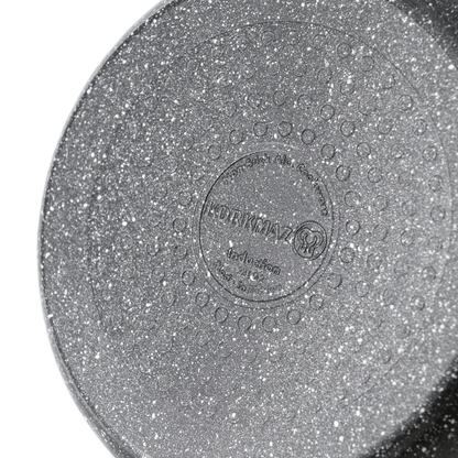 Korkmaz Ornella 2 Piece 2L Aluminum Non Stick Saucepan with Lid Jupiter Gear Home