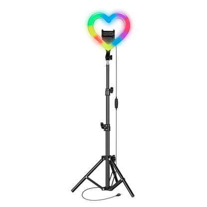 Supersonic PRO Live Stream 10” Heart Ring Light with RGB Jupiter Gear Home