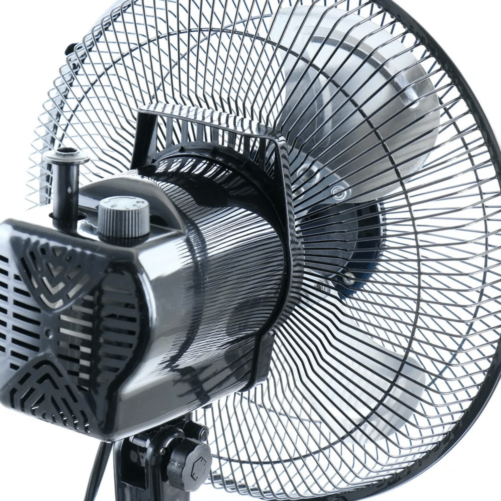 Impress Mighty Mite 10-Inch Oscillating Standing Fan with Metal Blades Jupiter Gear Home