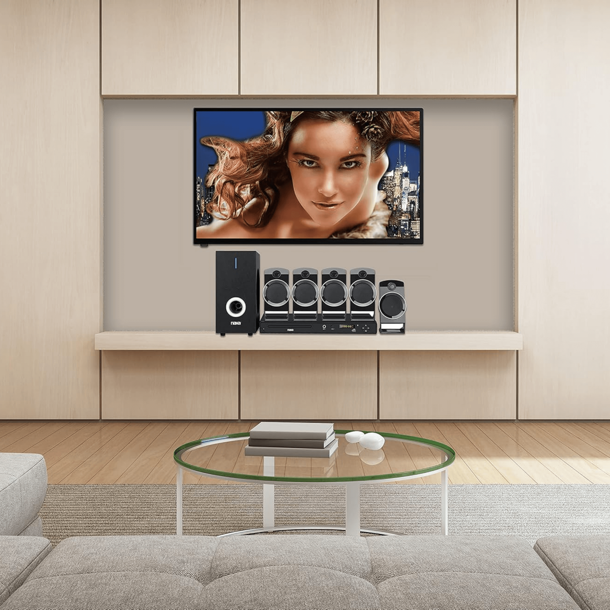 Naxa 5.1-Channel Home Theater DVD &amp; Karaoke System - Refurbished Jupiter Gear Home