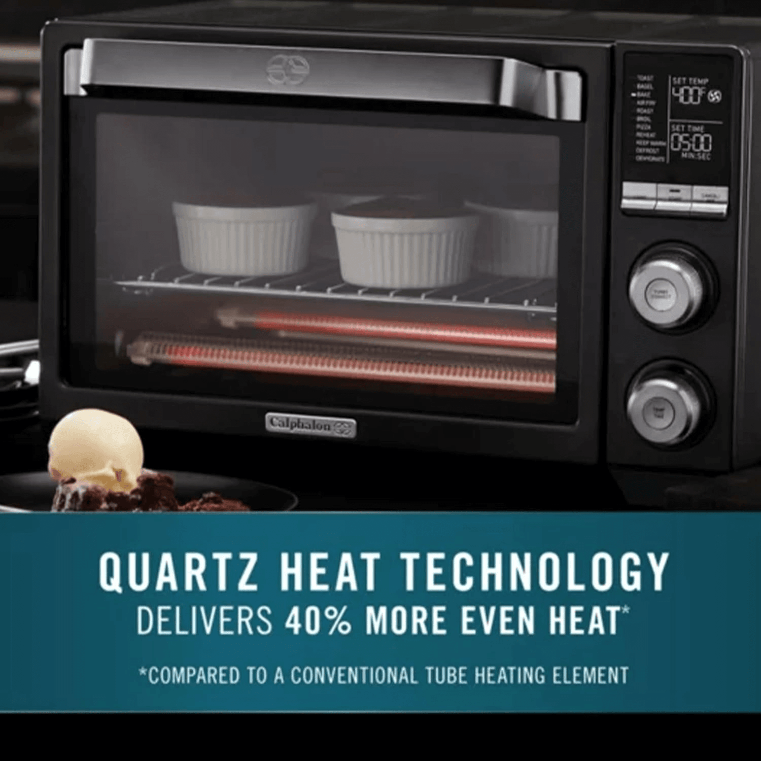 Calphalon Quartz Heat Countertop X-Large Stainless Steel Toaster Oven- REFURBISHED Jupiter Gear Home