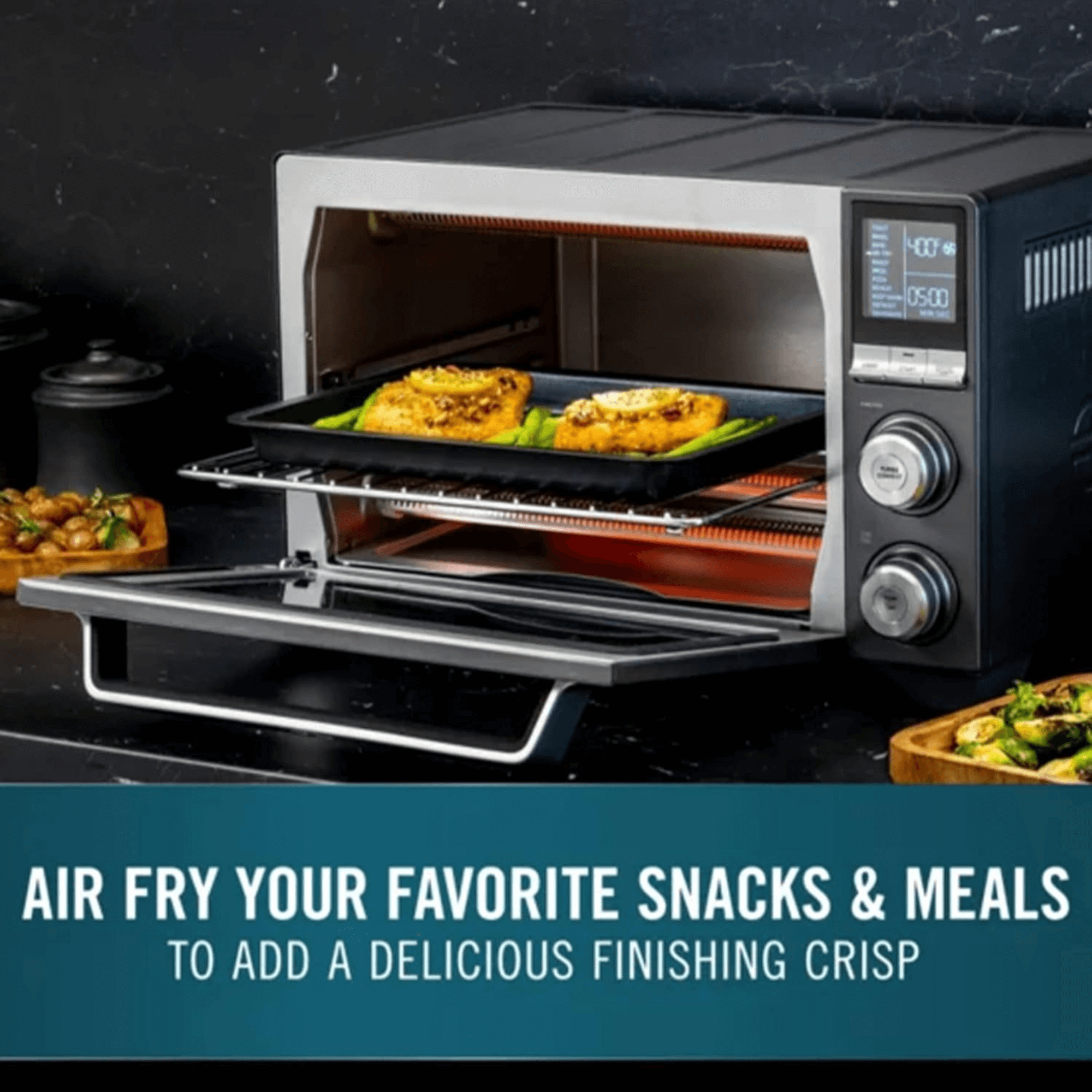 Calphalon Quartz Heat Countertop X-Large Stainless Steel Toaster Oven- REFURBISHED Jupiter Gear Home