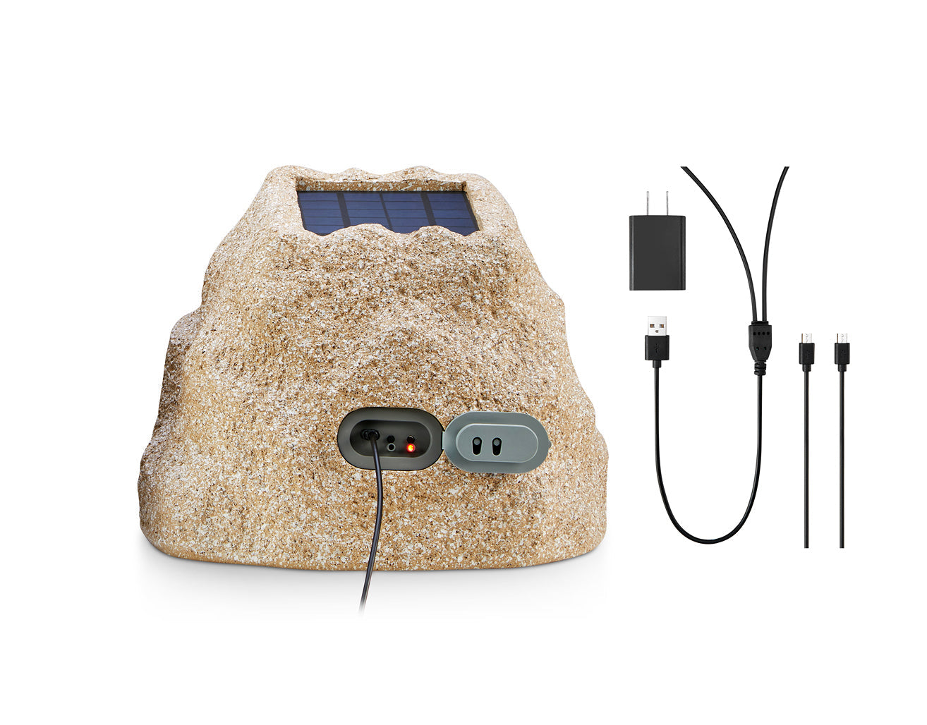 SoundPro Bluetooth Multi-Link Solar Rechargeable Wireless Rock Speaker Jupiter Gear Home
