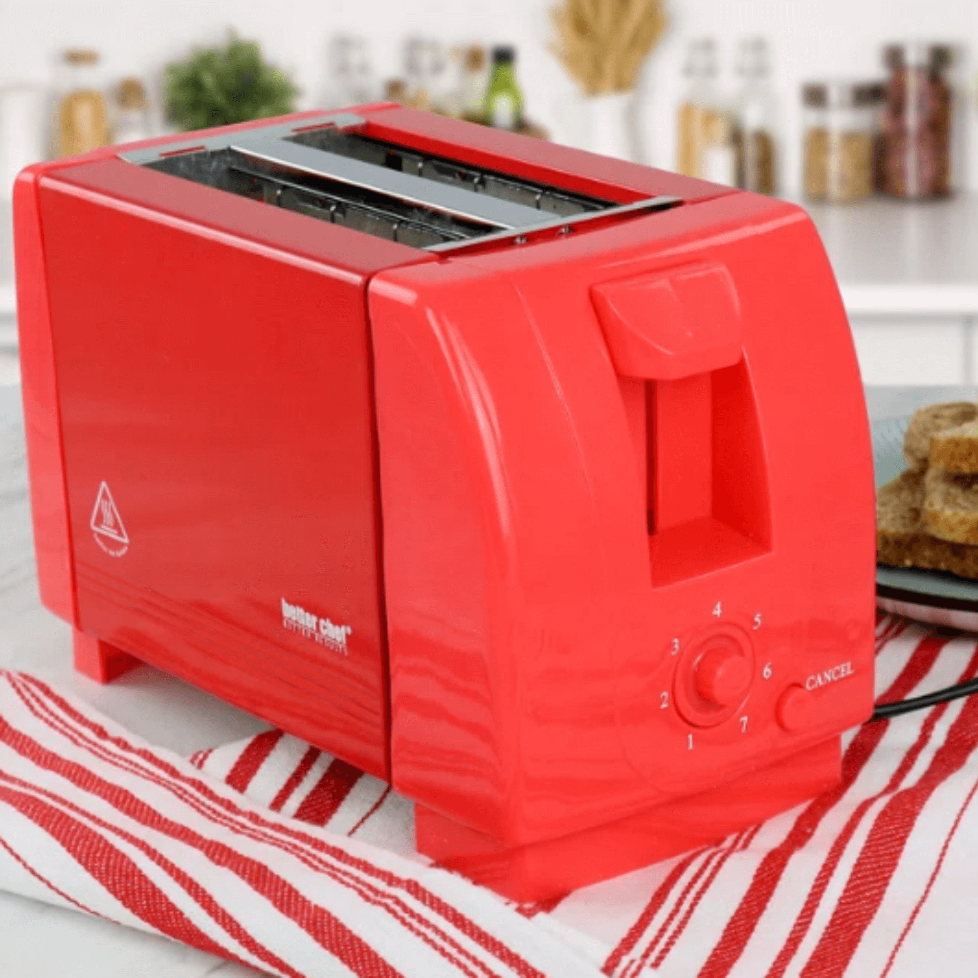 Better Chef 2-Slice Toaster with Pull-Out Crumb Tray Jupiter Gear Home