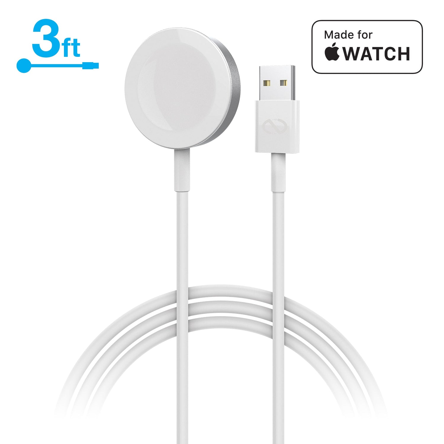 Naztech Magnetic Charging Cable for Apple Watch 3ft Jupiter Gear Home