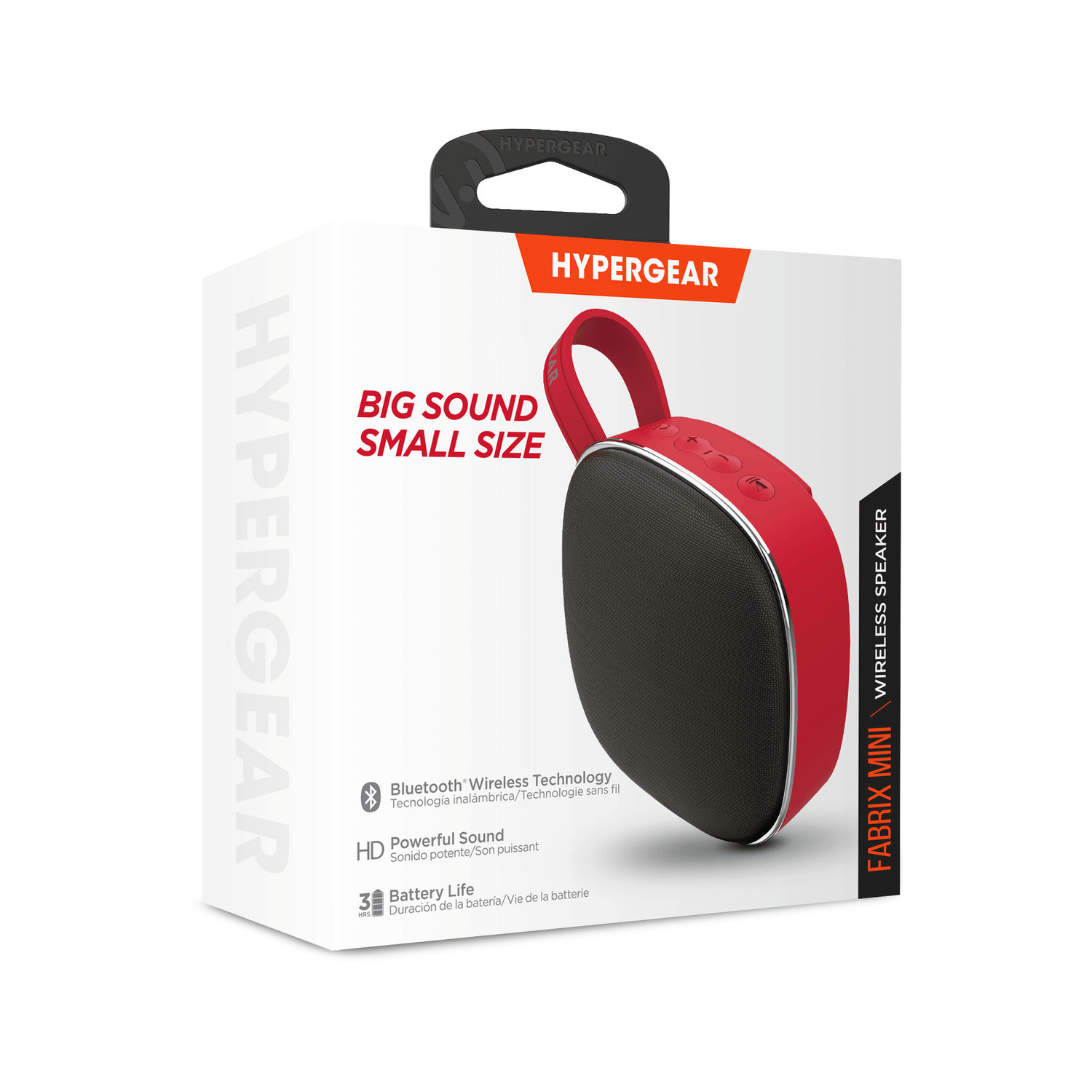 HyperGear Fabrix Mini Wireless Speaker - Red Jupiter Gear Home