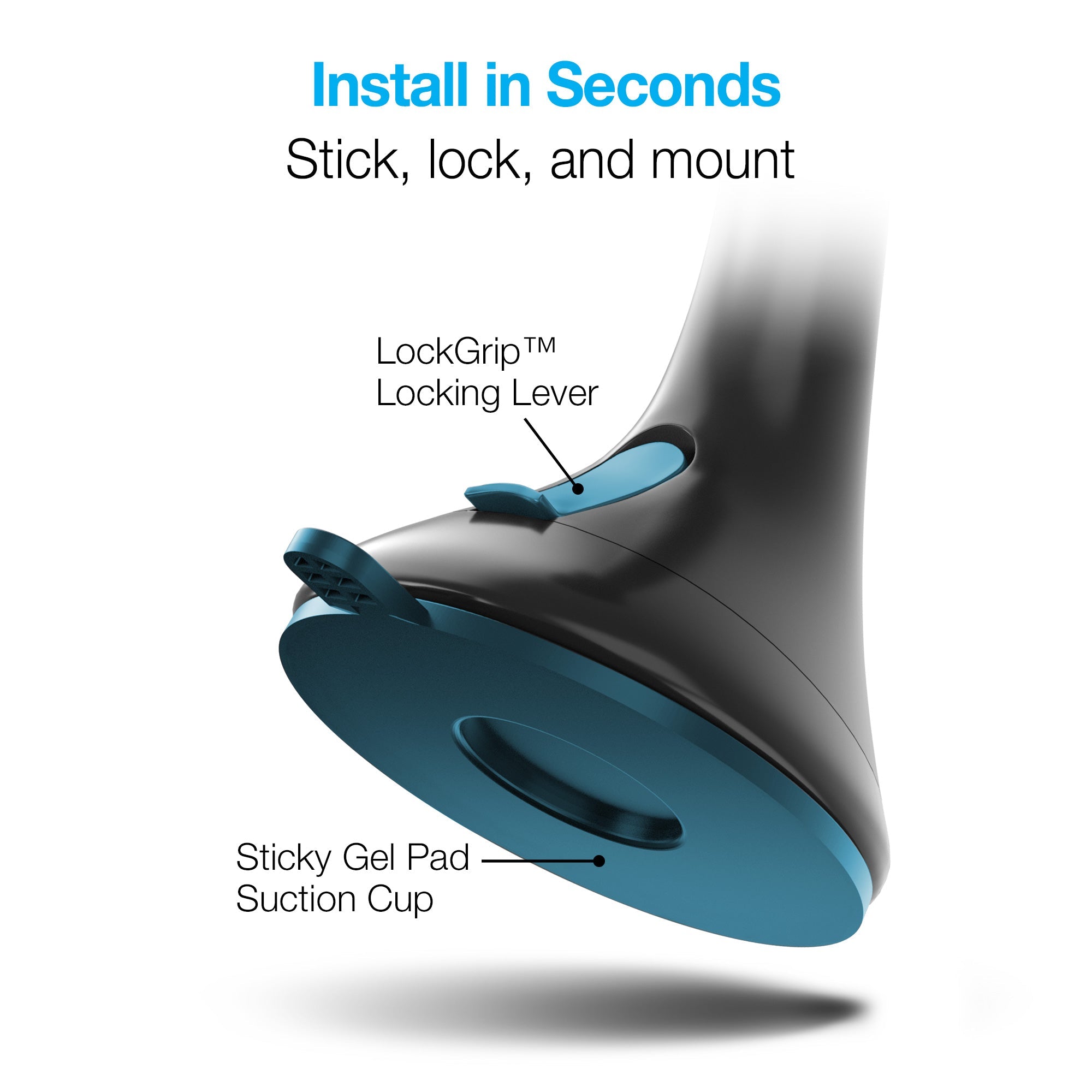 Naztech MagBuddy Elite Windshield Mount with Quick &amp; Easy Installation Jupiter Gear Home