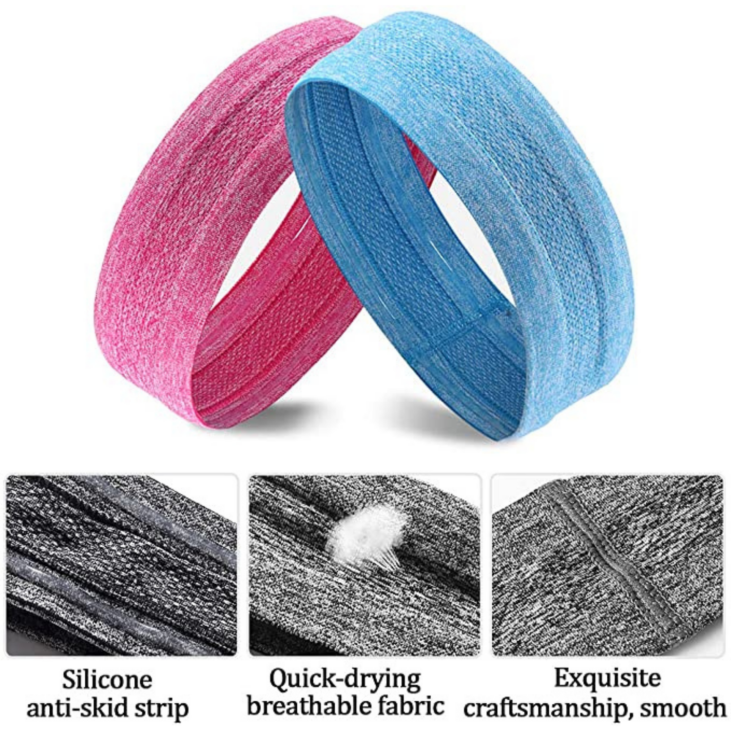 JupiterGear Sport and Fitness Sweat Wicking Fitness Headband  for Yoga, Running and Exercise Jupiter Gear Home