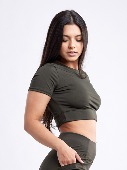 JupiterGear Short-Sleeve Crop Top Jupiter Gear Home