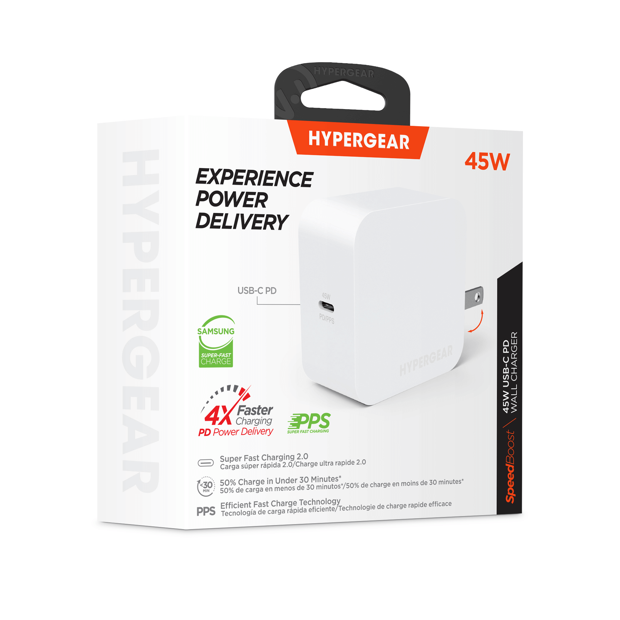 HyperGear PD45W USB-C Wall Charger Jupiter Gear Home