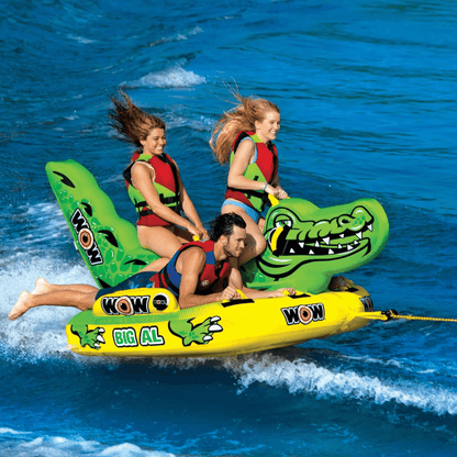 WOW Watersports Big Al 1 to 4 Person Towable with Saddle Seats and Deck Area Jupiter Gear Home