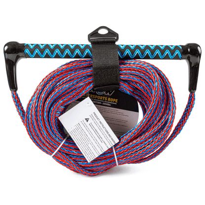 WOW Watersports 75ft Watersports Tow Rope with EVA Handle Jupiter Gear Home