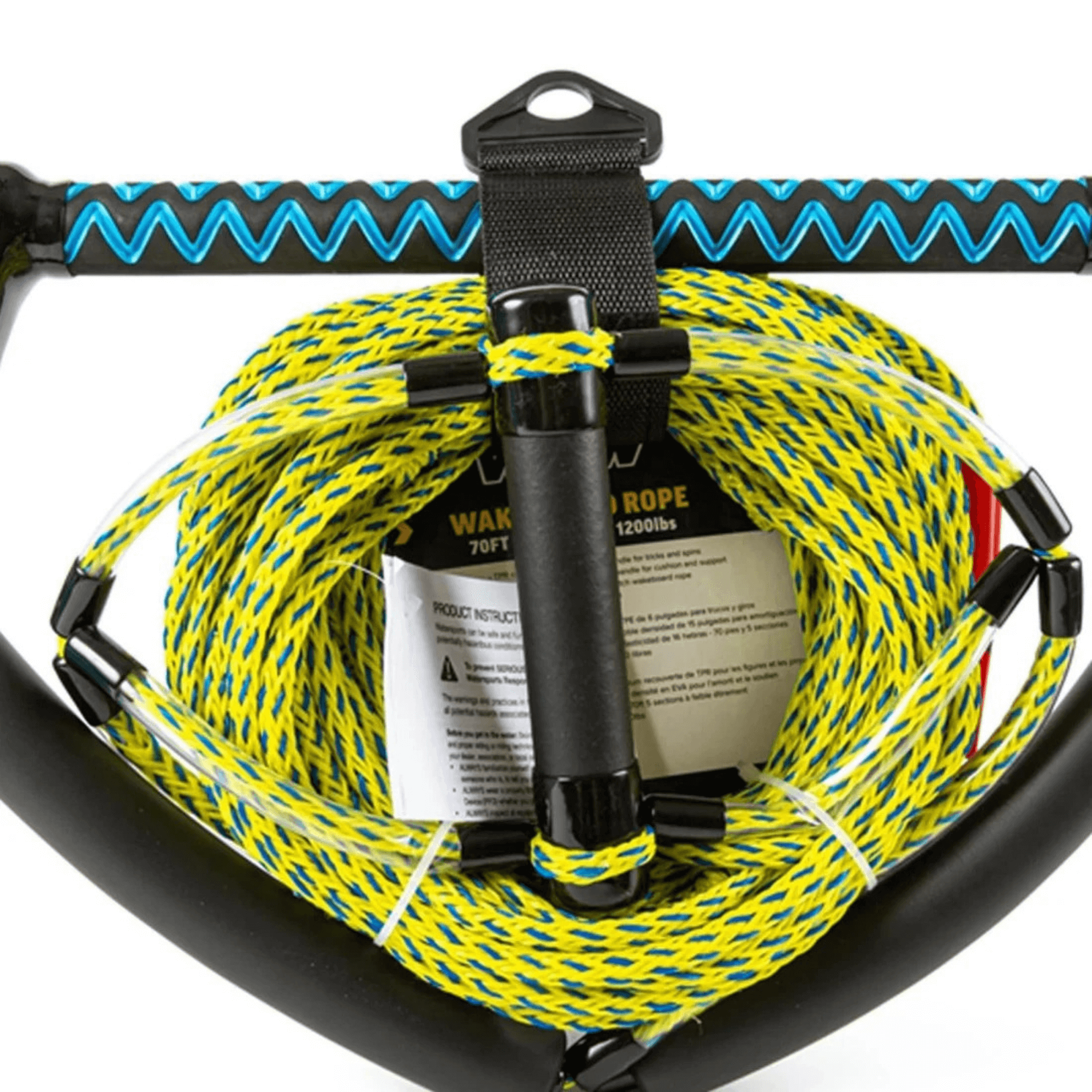 WOW Watersports 70ft Wakeboard Rope with Trick Handle Jupiter Gear Home