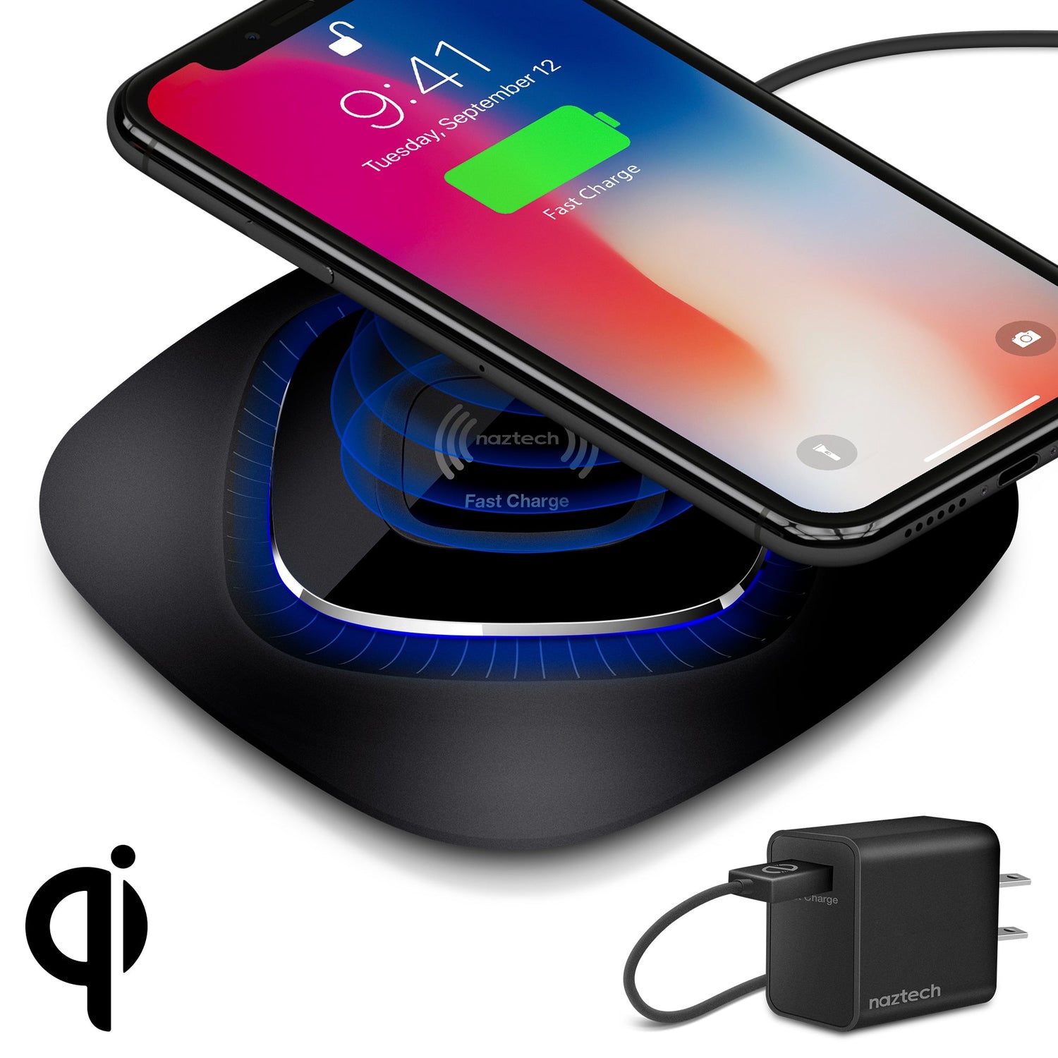Naztech Power Pad Qi Wireless Fast Charger Jupiter Gear Home