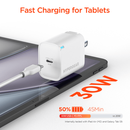HyperGear 30W USB-C PD Fast Wall Charger with PPS Jupiter Gear Home