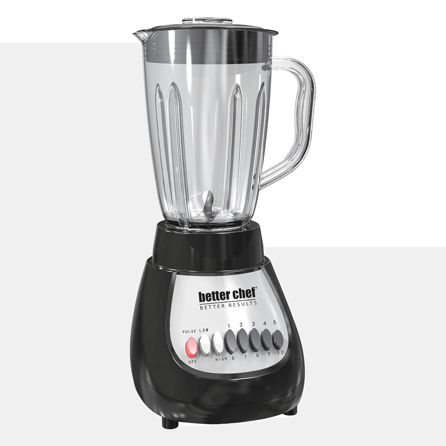 Better Chef Classic 10-Speed 5-Cup Glass Jar Blender Jupiter Gear Home