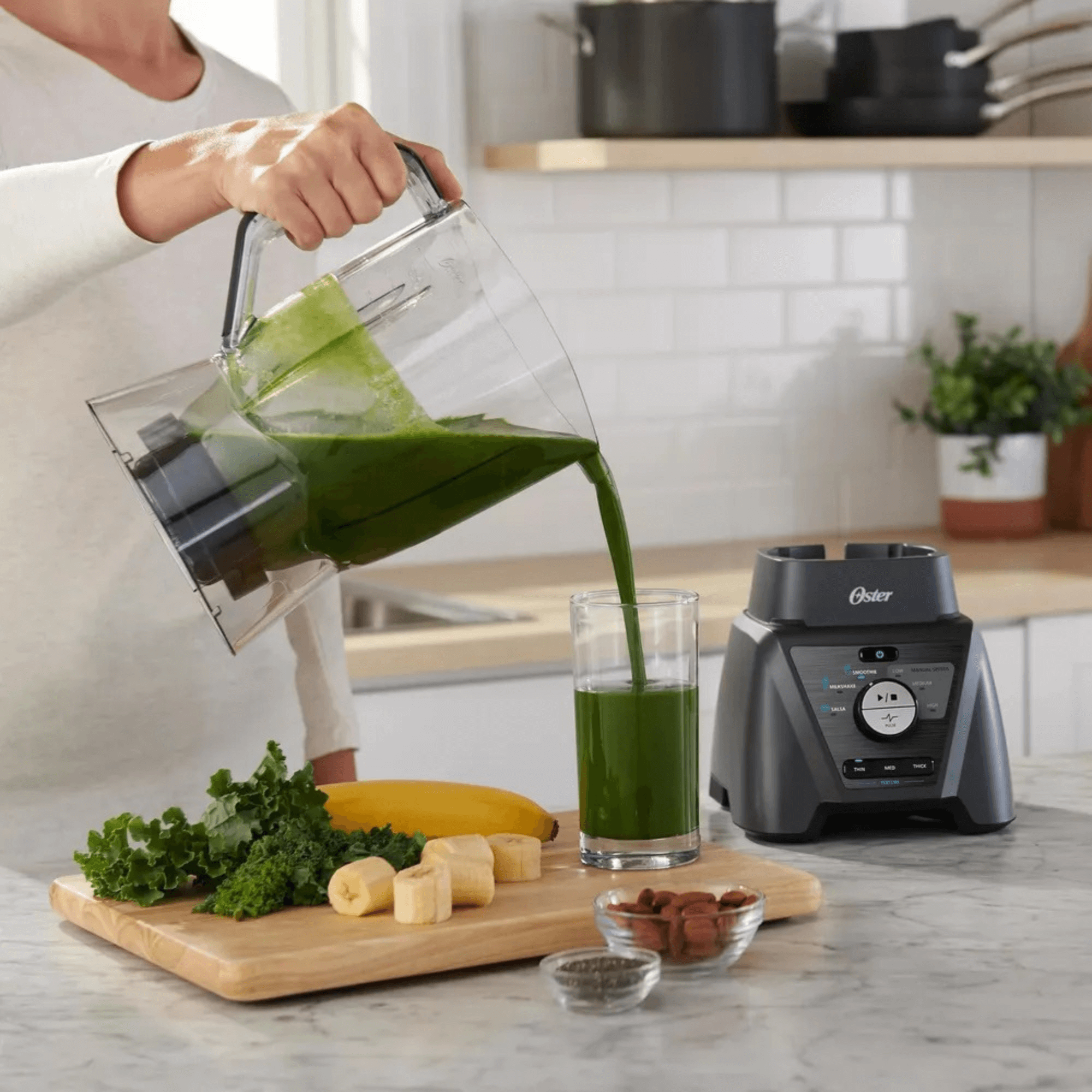 Oster 9-Speed Texture Select 1200W Self-Reversing Blender Jupiter Gear Home