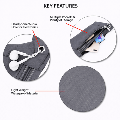 XGear Fitness Waterproof Fanny Pack for Running and Travel Jupiter Gear Home