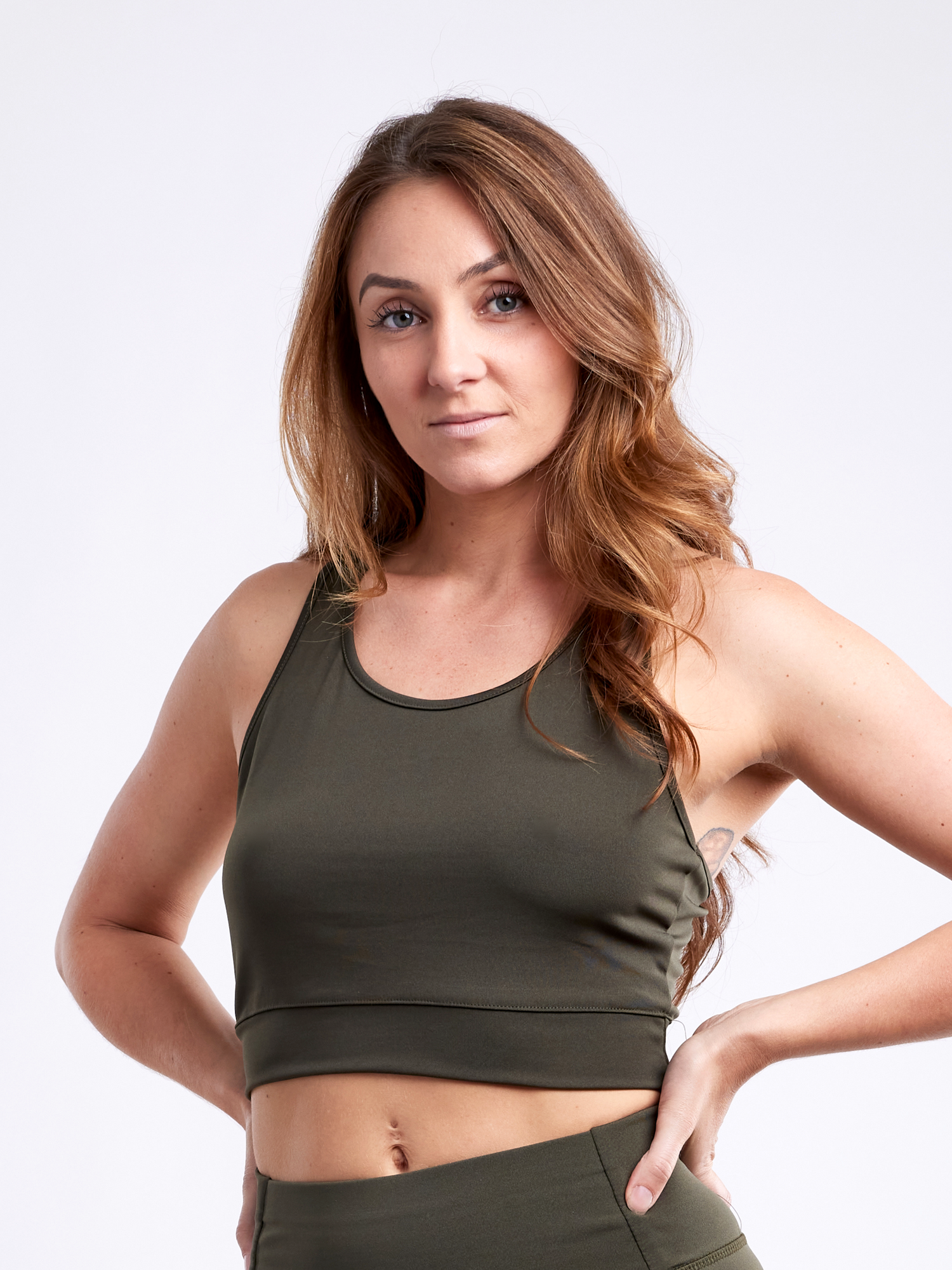 JupiterGear Racerback Lightweight Training Crop Tank Top Jupiter Gear Home