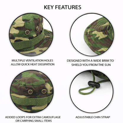 XGear Tactical Wide Brim Boonie Bucket Hat Jupiter Gear Home