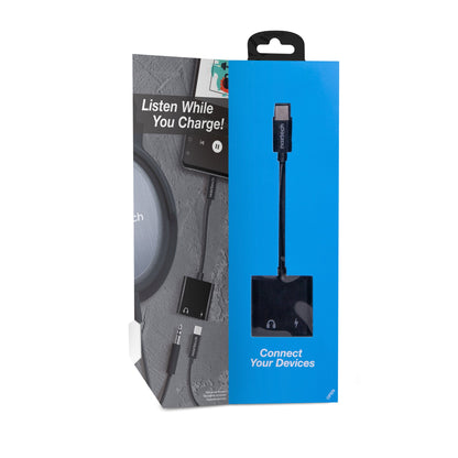 Naztech USB-C and 3.5mm Audio + Charge Adapter Jupiter Gear Home