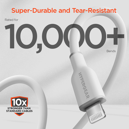 HyperGear Flexi PRO USB-C to Lightning Cable 6ft Jupiter Gear Home