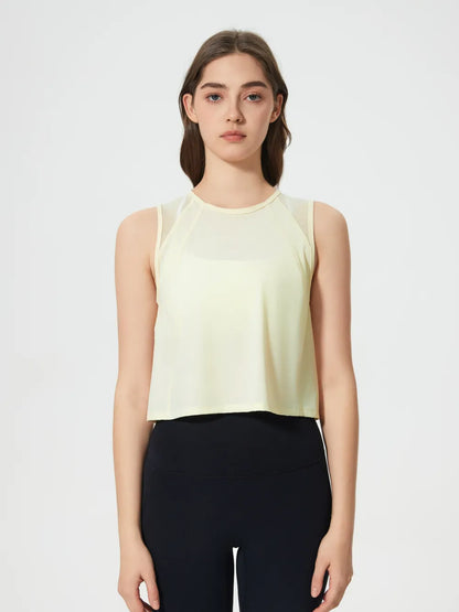 JupiterGear Round-Neck Cropped Tank Jupiter Gear Home