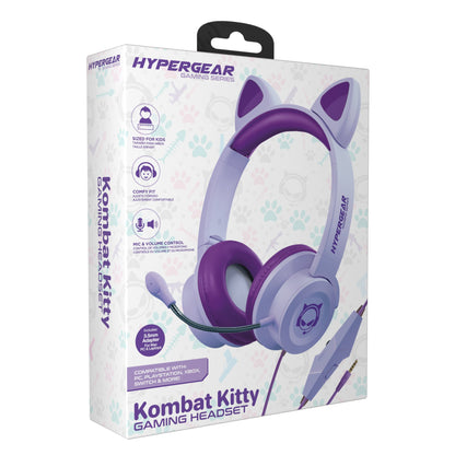 HyperGear Kombat Kitty Gaming Headset with Detachable Mic Jupiter Gear Home