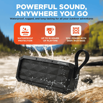 HyperGear Beast XL Water-Resistant Wireless Speaker Jupiter Gear Home