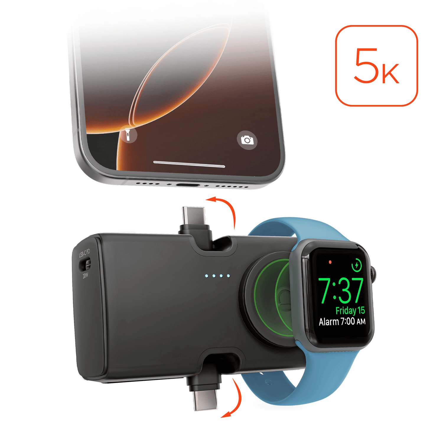 HyperGear Power Pack Nano 5000mAh Power Bank Jupiter Gear Home