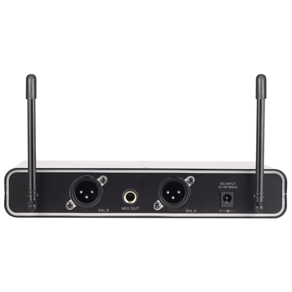 Supersonic UHF Dual Fixed Channel Professional Wireless Microphone Jupiter Gear Home