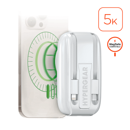 HyperGear Mag Grip Go 5000mAh Wireless Power Bank Jupiter Gear Home