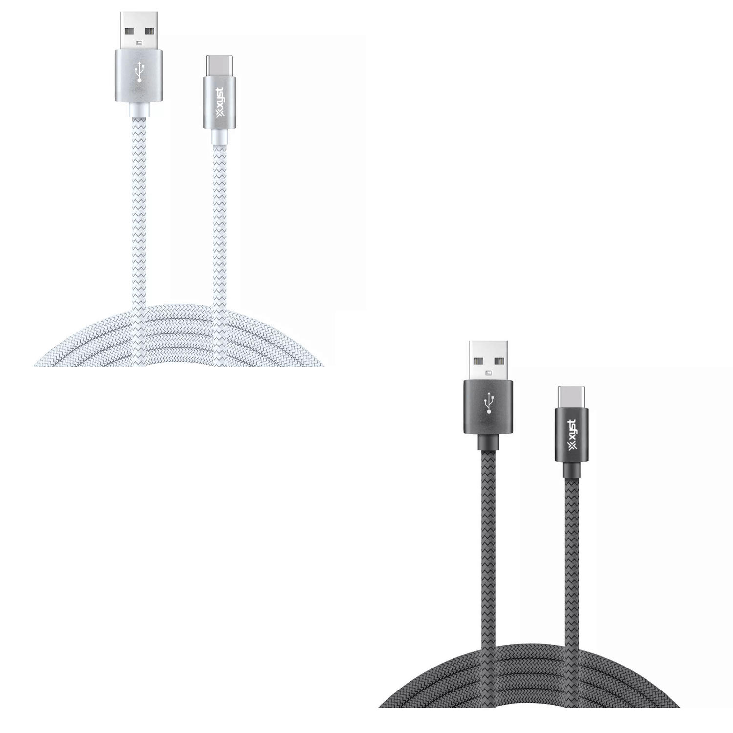 Xyst Charge and Sync USB to USB-C Braided Cable 10Ft Jupiter Gear Home