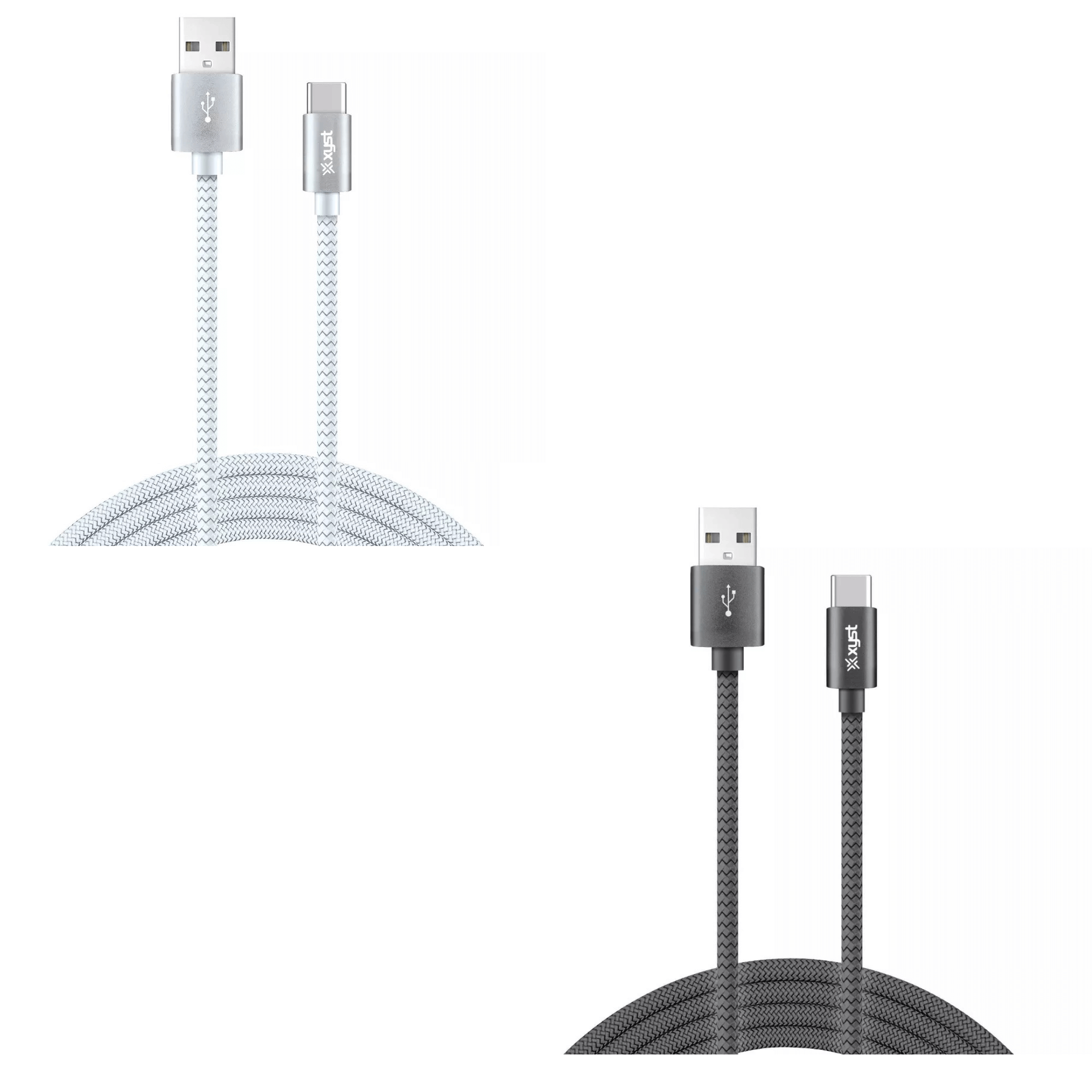 Xyst Charge and Sync USB to USB-C Braided Cable 10Ft Jupiter Gear Home