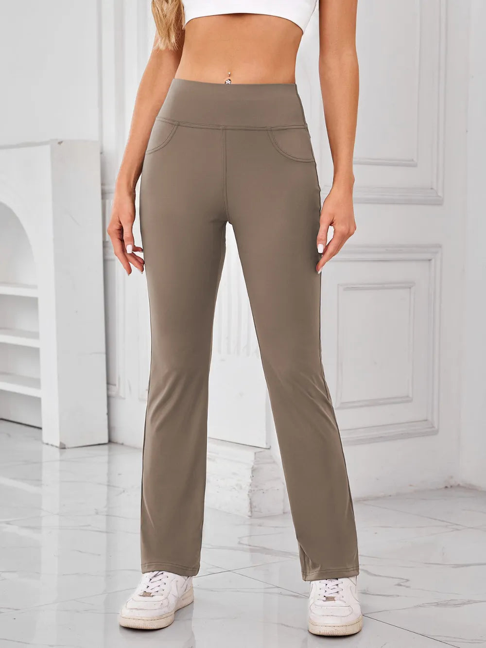 JupiterGear High-Waisted Pants with Pockets Jupiter Gear Home