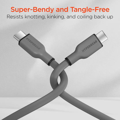 HyperGear Flexi PRO USB-C to USB-C Cable 6ft Jupiter Gear Home
