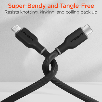 HyperGear Flexi PRO USB-C to Lightning Cable 10ft Jupiter Gear Home