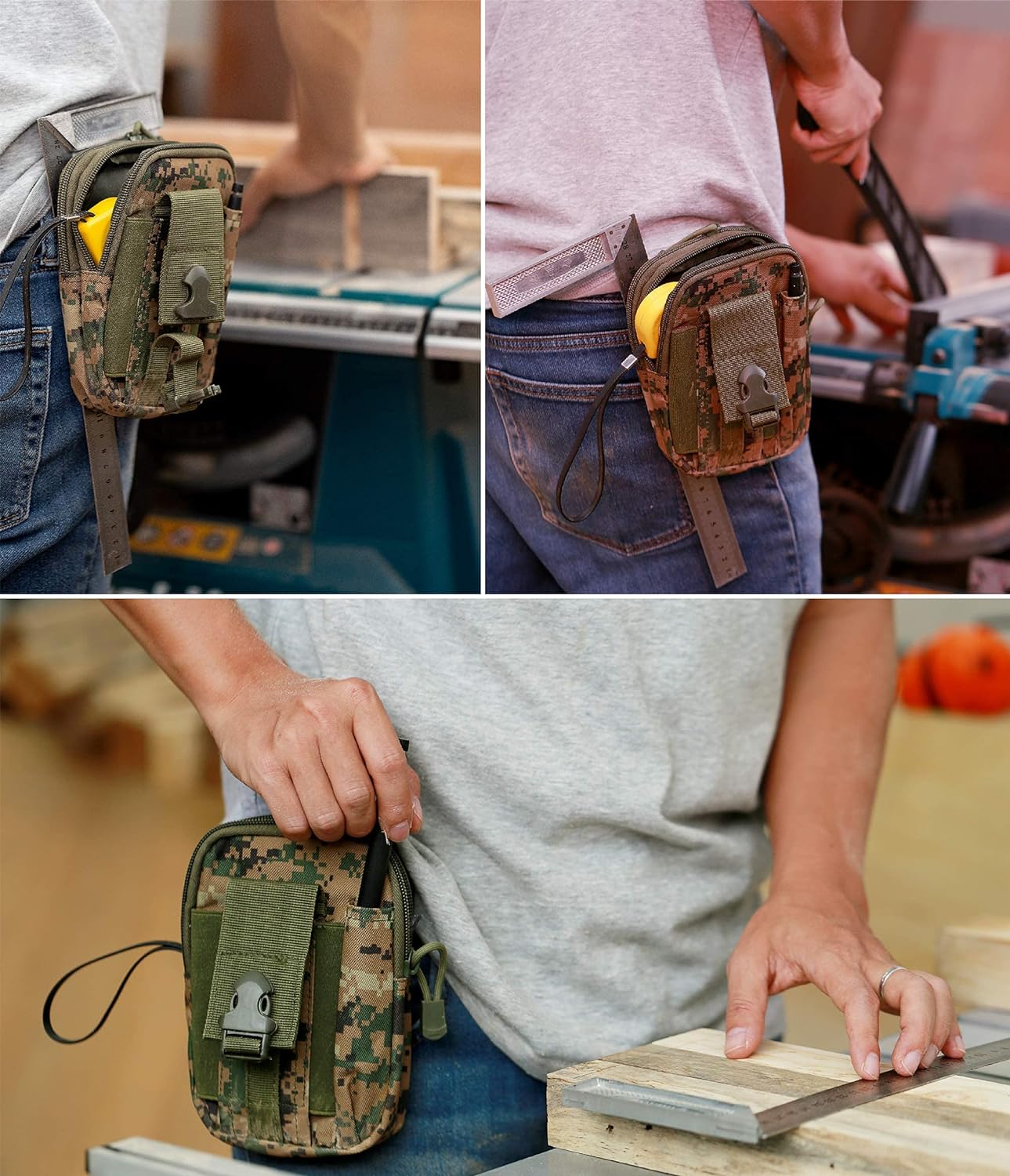 JupiterGear Tactical MOLLE Military Pouch Waist Bag for Hiking, Running and Outdoor Activities Jupiter Gear Home