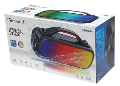 IQ Sound Portable Water-Resistant Bluetooth Speaker Jupiter Gear Home