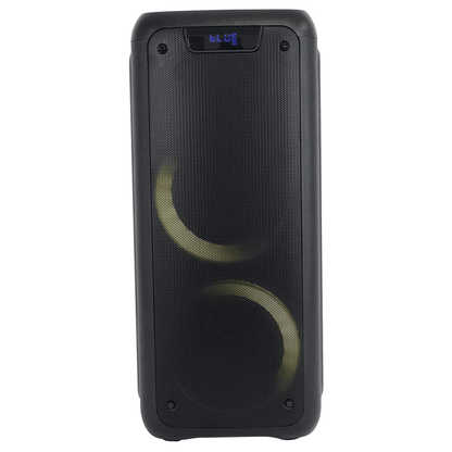 Norcent Dual 6.5" Portable Party Bluetooth Speaker with Flashing LED Lights Jupiter Gear Home