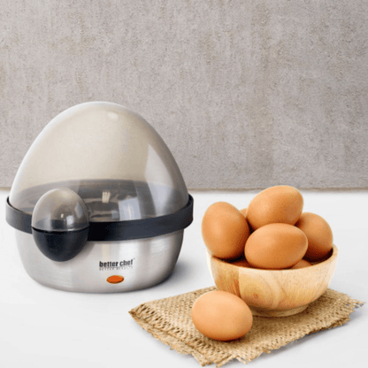 Better Chef 7-Egg Stainless Steel Electric Egg Cooker Jupiter Gear Home