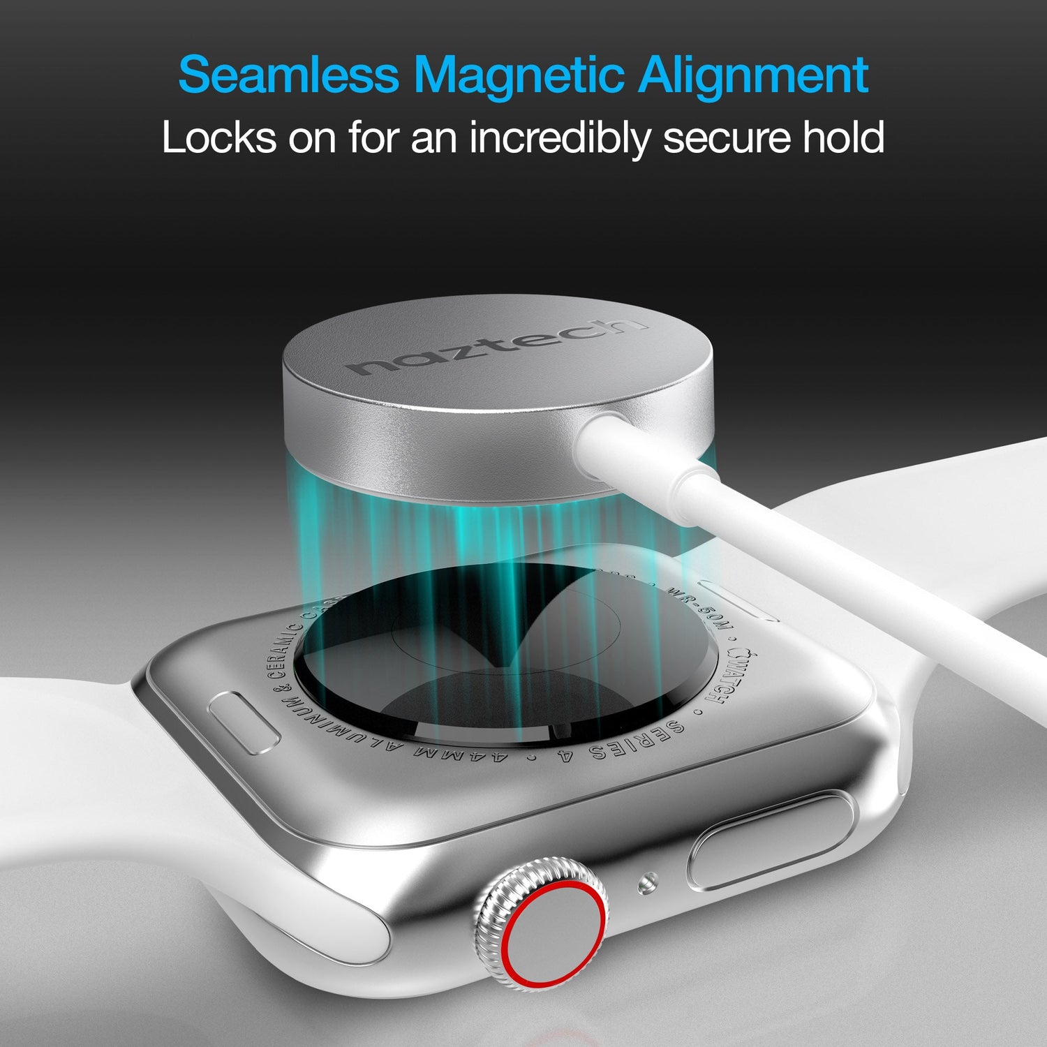 Naztech Magnetic Charging Cable for Apple Watch 3ft Jupiter Gear Home